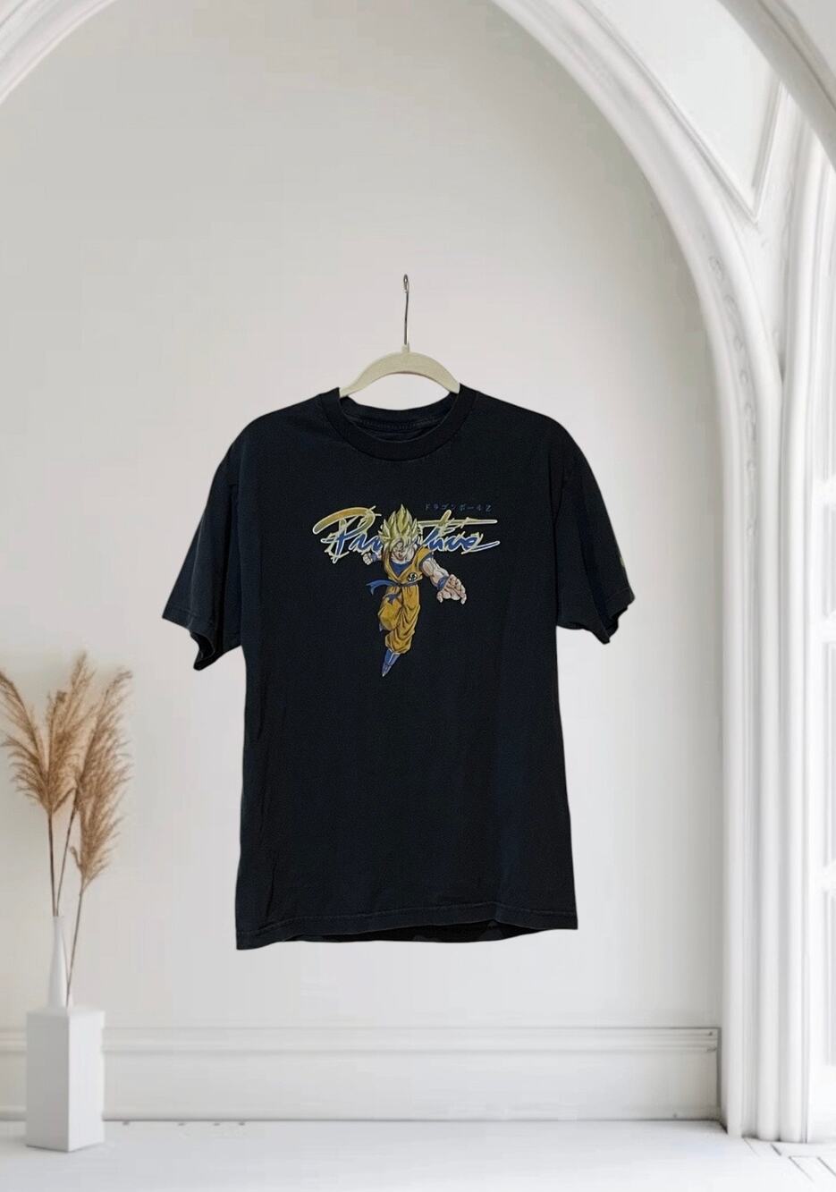 Primitive Dragon Ball Z GOKU SAIYAN T Shirt Mens Medium Black Vintage